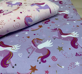Sarouel long licorne violet