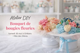 Atelier DIY – Bouquet de bougies fleuries