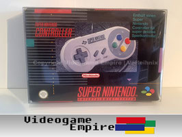 SNES Controller / Stereo A/V Scart Cable OVP Box Protector Schutzhülle