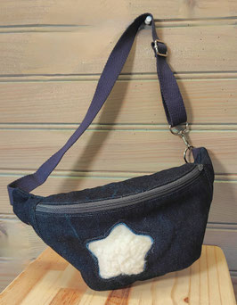 SAC BANANE ENFANT Denim aux Étoiles