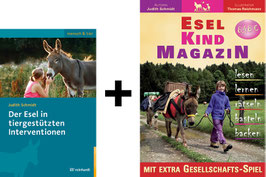 Bücherpaket: Der Esel in tiergestützten Interventionen + Esel-Kind MAGAZIN