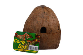 Lucky Reptile Coco Hide Box - Versteckhöhle aus NATURMATERIAL  ca. 15x14x16