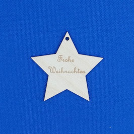 Frohe Weihnachten Stern
