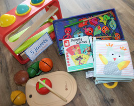 carte cadeau box de jouets 3 mois