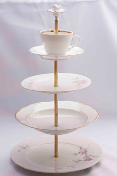 Etagère Nr. 1209, gross mit Goldrand