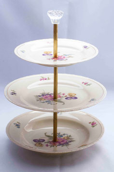 Etagère Nr. 1208, mit Blumenmuster