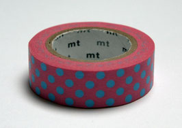 Masking Tape "Punkte rosa-hellblau"