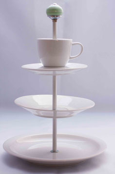Etagère Nr. 1207, weiss, zierlich