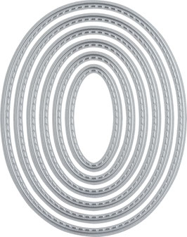 Stanzschablonen "Stitches oval"