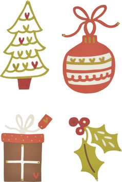 Sizzix Thinlits Die " Festive Fancies"