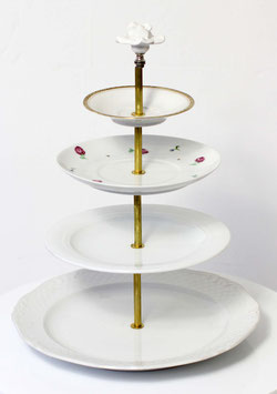 Etagère Nr. 1615, 4-stöckig, weiss