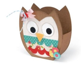 Stanzschablone Sizzix Bigz XL Die - Eulentasche, Bag, Owl