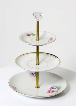 Etagère Nr. 1626,  3-stöckig, weiss