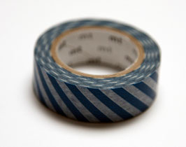 Masking Tape "blau, quergestreift"