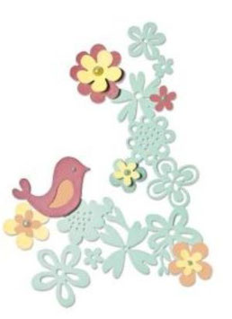 Sizzix Thinlits Die Set 6Teile - Floral Love