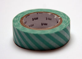 Masking Tape "mint, quergestreift"