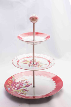 Etagère Nr. 1216, mit Blumenmuster