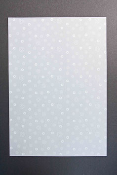 Bedrucktes Transparentpapier Blüemli T7