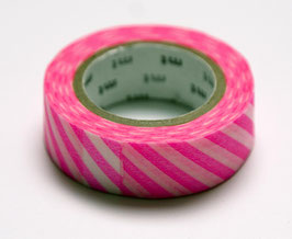 Masking Tape "rosa, quergestreift"