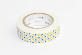 Masking Tape "Puntissimo blau-gelb"