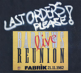 BAD NEWS REUNION "Last Orders, Please" (2-CD)