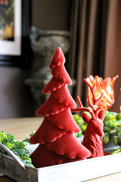 Kerstboom ovaal bruin