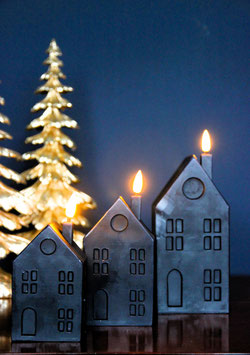 Led kaars huis L