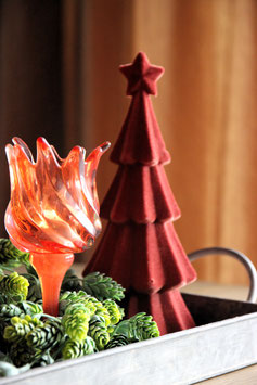 Kerstboom ster bruin