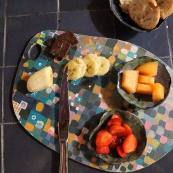 Confetti canard - Planche à découper palette