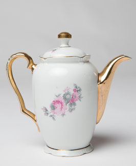 Théière Porcelaine - Fleurs roses 4987