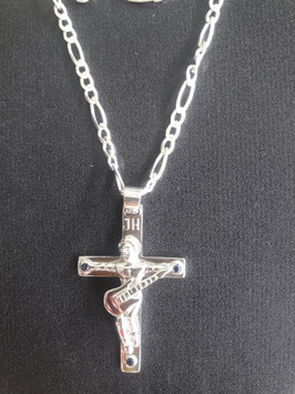 Small Cross avec chaine en argent