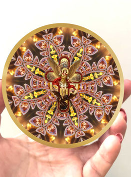 Mandala aspect glossy 10 cm rigide -441