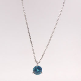 Pendentif Zircon bleu