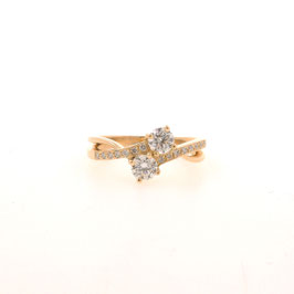 Bague vous&moi diamantée