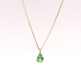 Pendentif Tsavorite poire