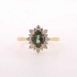 Bague entourage "flocon"