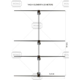 4-Elementi Yagi 6-20mt