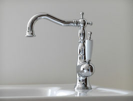 Wanne Armatur Retro mit drehbar Auslauf 300mm Badarmatur Wannenarmatur