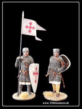 1x Medieval 54mm Crusader #19