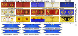 28mm GNW Great Northern War #05 Sweden Cavalry