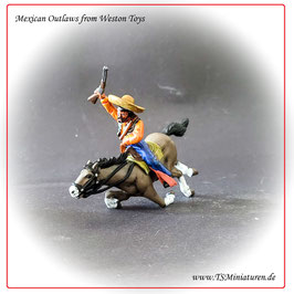 1x handpainted Mexican mounted Outlaws #07