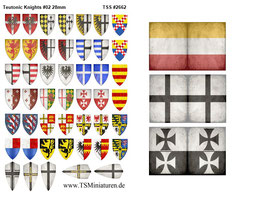 28mm Shield Sticker Teutonic Knights #02