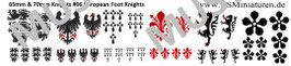 65mm - 70mm Wasserschieber Mittelalter #06 European Knights