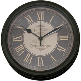 時計 掛時計 壁掛け時計 ウォールクロック アンティーク風 アンティーク調 黒 ブラック 57105WC-PARIS-BK