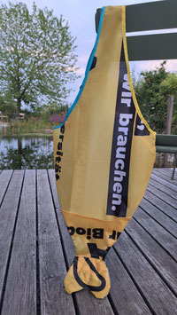 Shopper / Umhängetasche lang - Upcycling Tasche Nr. 33