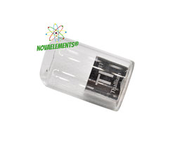 Thallium metal density cube 99.9% OXIDE FREE argon sealed ampoule engraved!