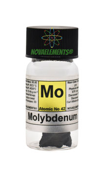 Molybdenum metal pieces 3 grams 99.9% vial