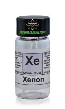 Xenon gas ampoule 99,9% standard pressure