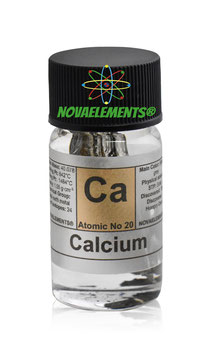 Calcium metal shiny piece 1 gram 99.9%