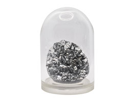 Arsenic crystal cluster glass dome argon sealed 99.999% Pure
